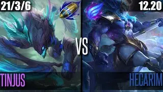 TINJUS KHA'ZIX vs HECARIM | OCE MASTERS | Patch 12.20