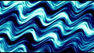Blue Wavy Flowing Waves: Mesmerizing Water Animation | Motion Graphics