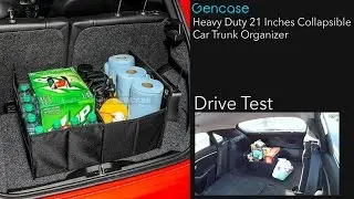 Gencase Car Storage Trunk Fold Flat Organizer Drive Test