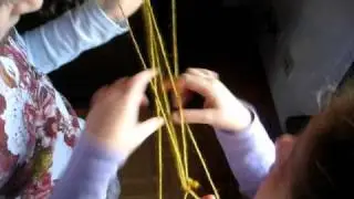 Cat's Cradle - String Tricks - Abnehmspiel - Ayatori - Fadenspiel - Hexenspiel,  figures game play