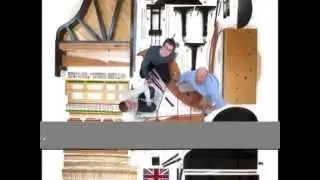 How many parts in a grand piano?