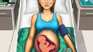 C section delivery animation game || Cesarean section delivery 