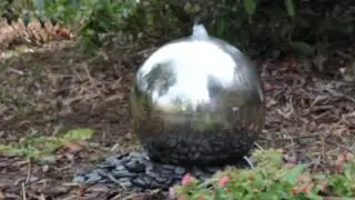 40cm Stainless Steel Sphere Water Feature