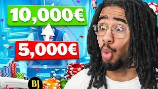 Challenge de 5000€ à 10000€ au Blackjack (Des enormes Bets)