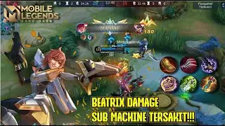BEATRIX FULL DAMAGE TERSAKIT SAMPE MANIAC 2 KALI!!!?😱| MLBB - BEATRIX GAMEPLAY