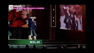 MNL48 short performance footage in Thailand