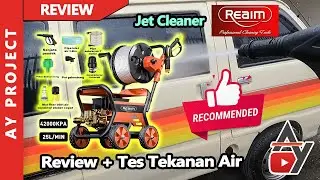 Review Jetwasher Listrik Reaim Air Tekanan Tinggi | AY Project | Indonesia