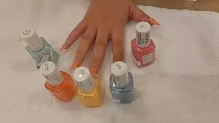 Colorful nails.Spring 2022 Colored French Tips