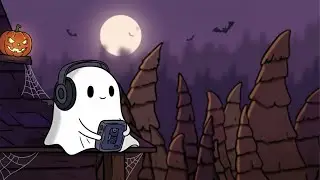Ghostly Whispers 👻 Halloween Lofi Beats ~ Cozy Chillhop for Study & Midnight Dreams 🌙🎃
