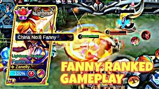 FANNY RANKED GAMEPLAY | By : Zanefly -  Mobile Legends