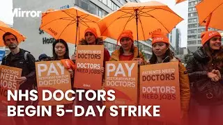 NHS Doctors begin THIRTEENTH strike over pay
