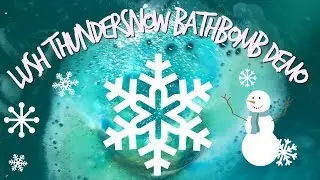 Lush Thundersnow Bath Bomb Demo and Review