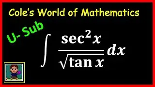 Integral of sec^2(x)/sqrt(tan x) ❖ Calculus 1