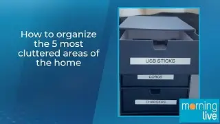How to organize the 5 most cluttered areas of the home