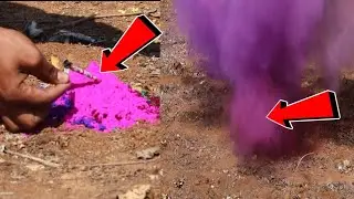 Holi colours versus Diwali sutli bomb experiment || sutli versus colours experiment