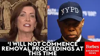BREAKING NEWS: Kathy Hochul Announces She Will Place 'Guardrails' On Eric Adams Amidst DOJ Fallout