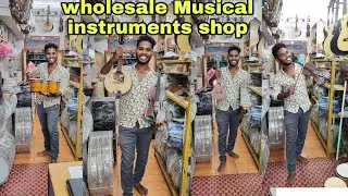 musical instruments shop and manufacturing Indian musical instruments in wholesale price // pyvlogs