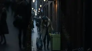 cesspool #strange #acquaintance #trash #trashcan #stories #coat