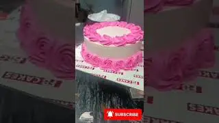 cream flower cake decorating 🎂🎂😎❤️ #viralvideo#cake#shortfeed#ytshorts#shortvideo#youtube#style#art