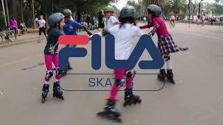 Um dia no parque com o Patins Infantil Ajust&aacute;vel J-one Fila Skates.