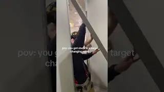Got stuck in target changing room
