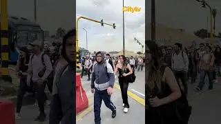 Protesta de motociclistas causa caos en la calle 13 con Av. Am&eacute;ricas | CityTv