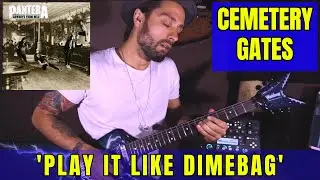 'PLAY IT LIKE DIMEBAG' #17 PANTERA CEMETERY GATES SOLO Playthrough by Attila Voros