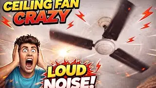 Ceiling fan crazy loud Noise | ceiling fan funny sound testing 
