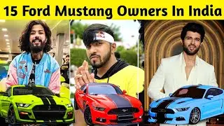 Top Famous Ford Mustang Owners In India | The Uk07 Rider, As Gaming, Scout, Vijay Devarkonda