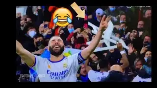 Alaba Celebrating with Chair vs PSG in Champaign league #shorts