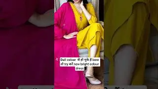 bright colour dress #colors #fashion #indianwear #shortsfeed #trending #suits