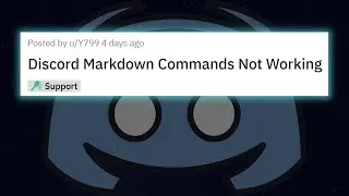 Discord 'markdown feature removed or missing' issue acknowledged