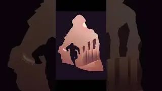 warrior illustration in ibis paint