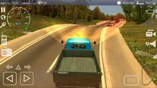 Russian Car Driver ZIL 130 