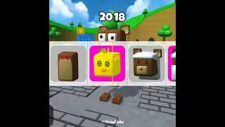 Super Bear Adventure 2018 vs 2025 Gold Wheel Spin Skin 🔥