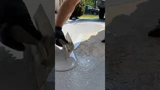 How to repair concrete BEFORE coating🔥 #construction #epoxy #resin #epoxyflooring #concrete #cars