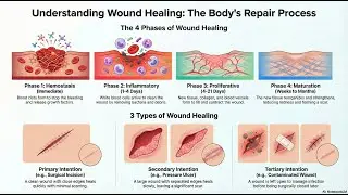 Wound and Wound Healing process #wound #woundtreatment #woundedhealers #nursingcare #nursing