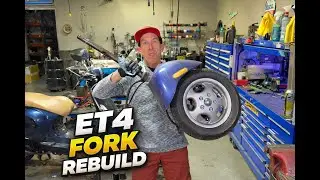 Rebuilding a Vespa ET4 from the Frame Up - PART 3 - Fork Rebuild