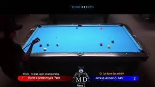 Brett Stottlemyer vs Jesus Atencio: TTMD 10-Ball Open Championship 2021