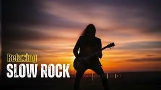 Slow Rock at Night | Guitar Music for Sunsets