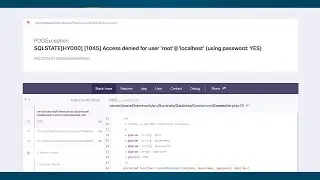 [Solved] SQLSTATE[HY000] [1045] Access denied for user 'root'@'localhost' (using password: YES)