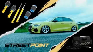 BRAND NEW Audi A3 8Y BAGGED on Performance Airride Airsuspension ft. Airlift Performance 3P