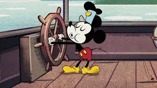 Episode-1  Steamboat Willie 🚢 | Mickey Mouse&rsquo;s First Cartoon (1928) | Classic Cartoon #shorts