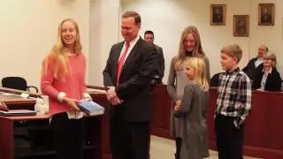 Kent County Prosecutor Chris Becker's swearing-in ceremony