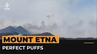 Rare phenomenon in skies over Italy&rsquo;s Mount Etna | #AJshorts