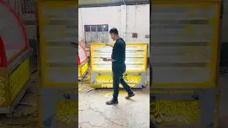 লেজার কাটিং আধুনিক কেক ডিসপ্লে শোকেস | Modern Cake Display Showcase for Bakery & Sweet Shop