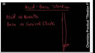 Chemistry Alternative Practical 1 (Titration)