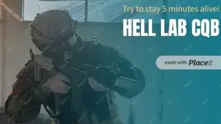 Hard-core  AIRSOFT  CQB action in RDI home field HELL LAB