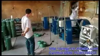 Plastic Rope Twisting & Spooling Machine