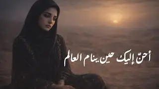 أحنّ إليك حين ينام العالم | أغنية حب حزينة تلامس القلب